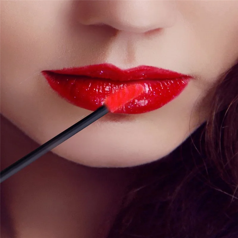 Pinceau portable Jules pour rouge à lèvres poulet, outils de maquillage de beauté, noir, 500 pièces