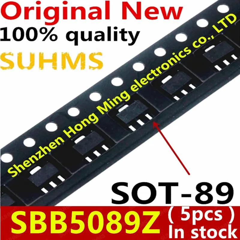 (5 stück) 100% Neue SBB5089Z SBB-5089Z SBB5089 SBB-5089 SOT-89 Chipsatz