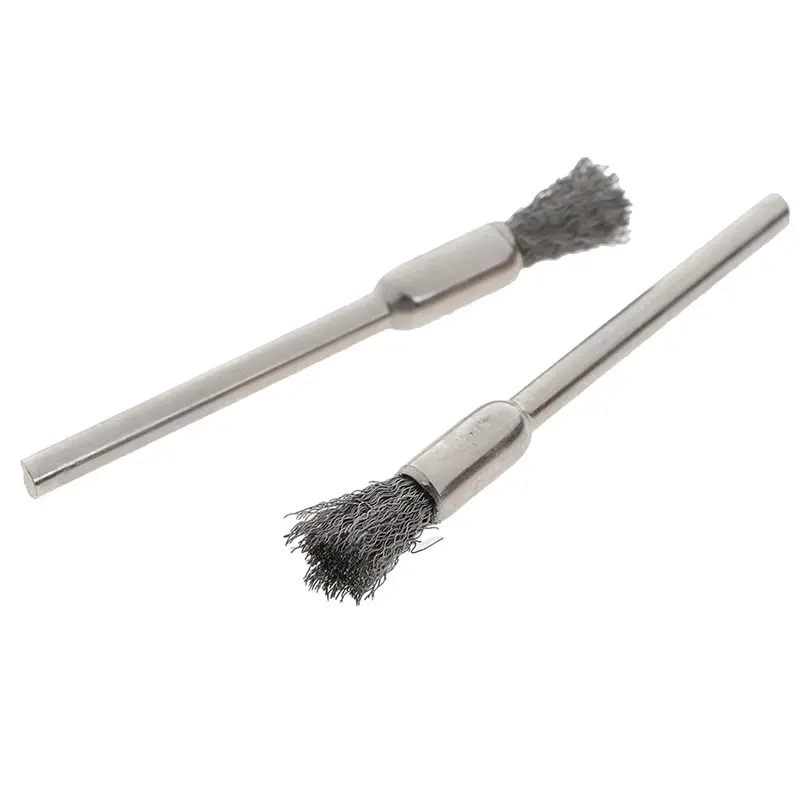 4Pcs/Set Steel Wire Brushes Polishing Wheel Brush for Tools Mini Brushed Burr Welding Metal Surface Pretreatment Grinding