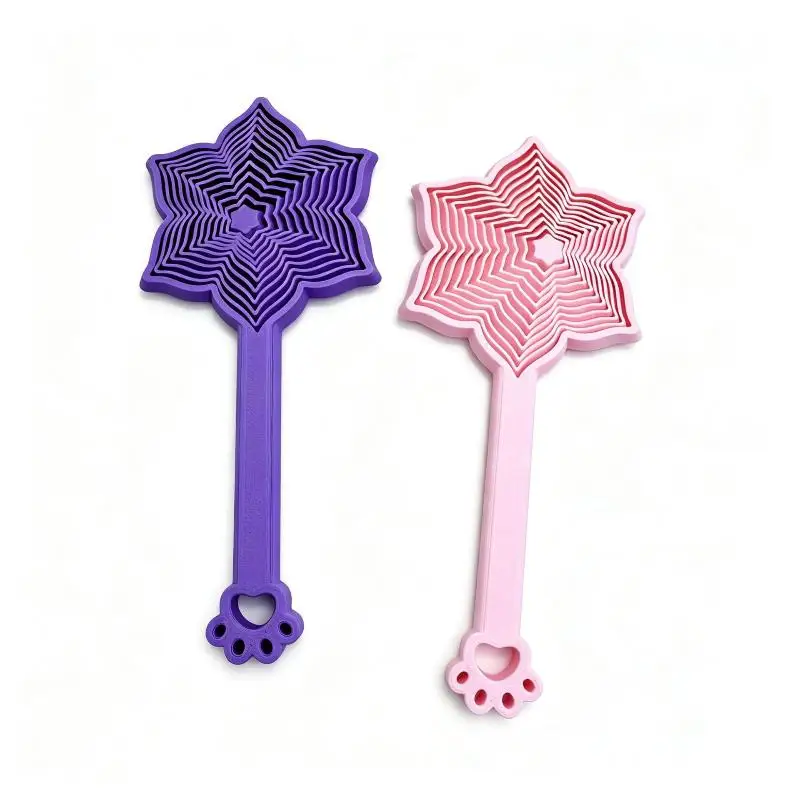 3D Printed Radish Whirling Tower Fidget Toy Visual Illusion Spiral Sensory Toy for Adult Killing Time Desk Ornament