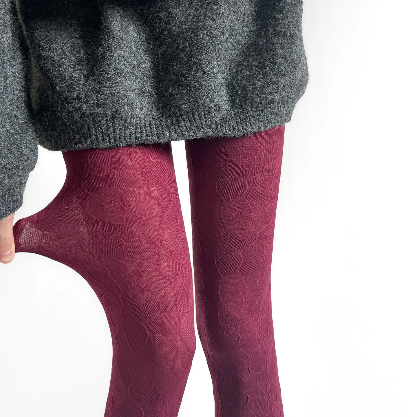 Pantyhose Women Floral Embossment Retro Body Stockings Women Tights Sexy Lingerie Female Hosiery Thigh High Stockings Pantyhose