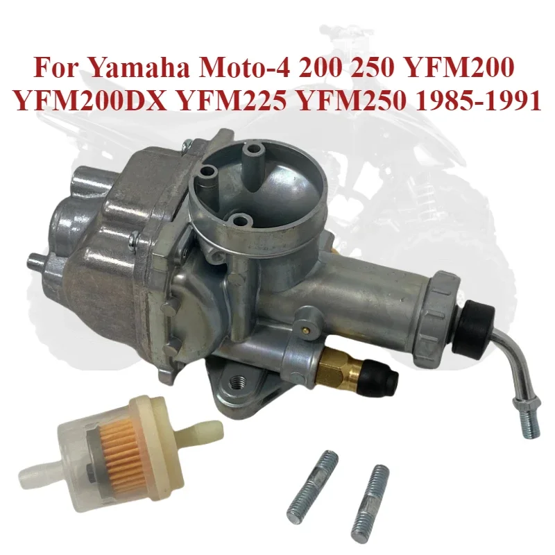 

Motorcycle Air Intake Fuel Carburetor Kit for Yamaha Moto-4 200 250 YFM200 YFM200DX YFM225 YFM250 1985-1991 ATV Engine Parts