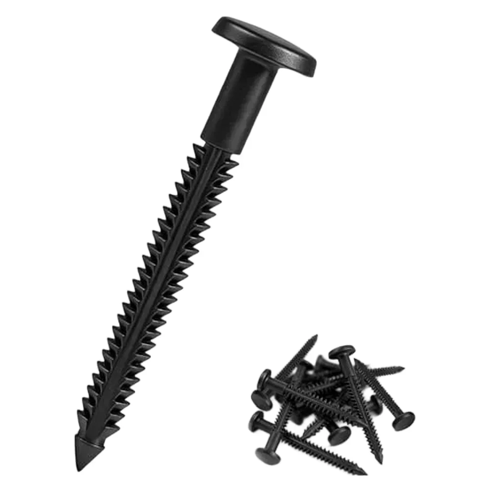 

60 шт. 3-дюймовые виниловые винты-крепления для жалюзи, сверхпрочные фиксаторы для наружных декоративных жалюзи из винила/алюминия/дерева