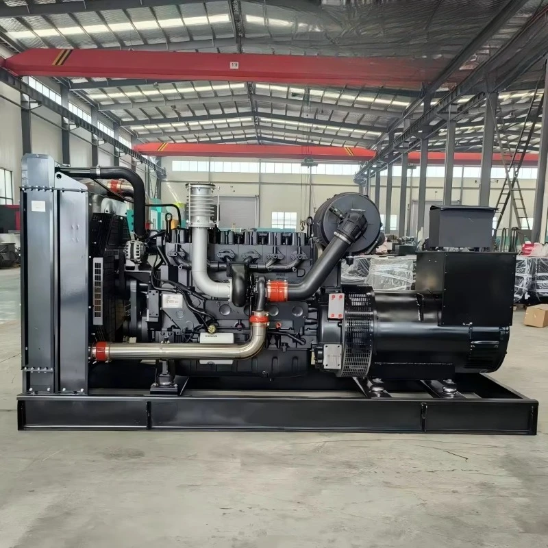 Customized 350KW 437.5KVA Super Silent Water Cooled Open Diesel Generator ATS Factory Plant Commercial Industrial Heavy Duty Con
