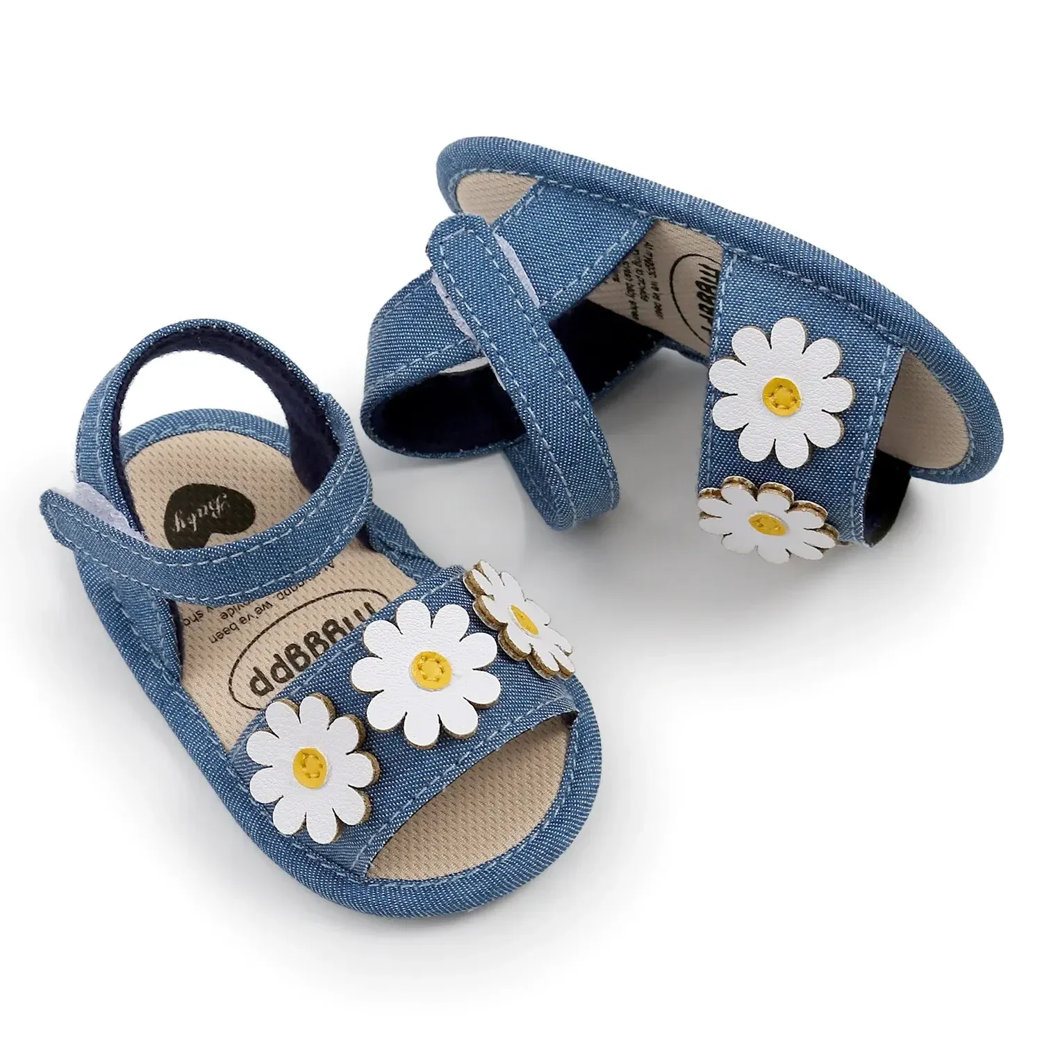 Baby Mädchen Sandalen Mode Sommer cool Neugeborenen Sandale idyllische Blume weiche Anti-Rutsch-Kleinkind Baumwolle Sohle bequeme Schuhe