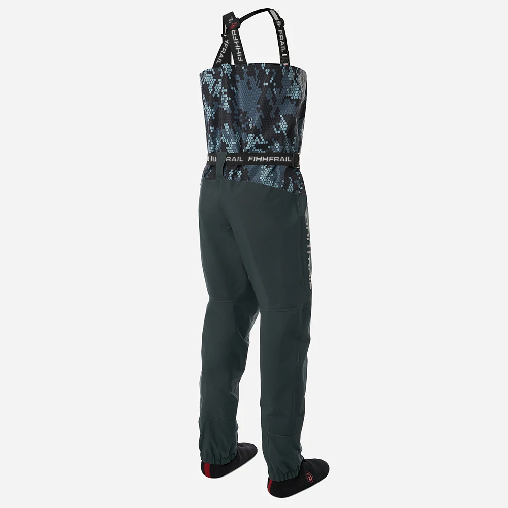 Premium Fly Fishing Waders Stockingfoot Waterproof Breathable with Reinforced Knees for Men