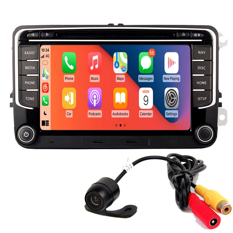 In Stock RNS 510 Android 11 Car Radio GPS For VW Golf 5 6 Jetta MK5 MK6 Tiguan CC Polo Passat Wifi 3G Steering Wheel Control