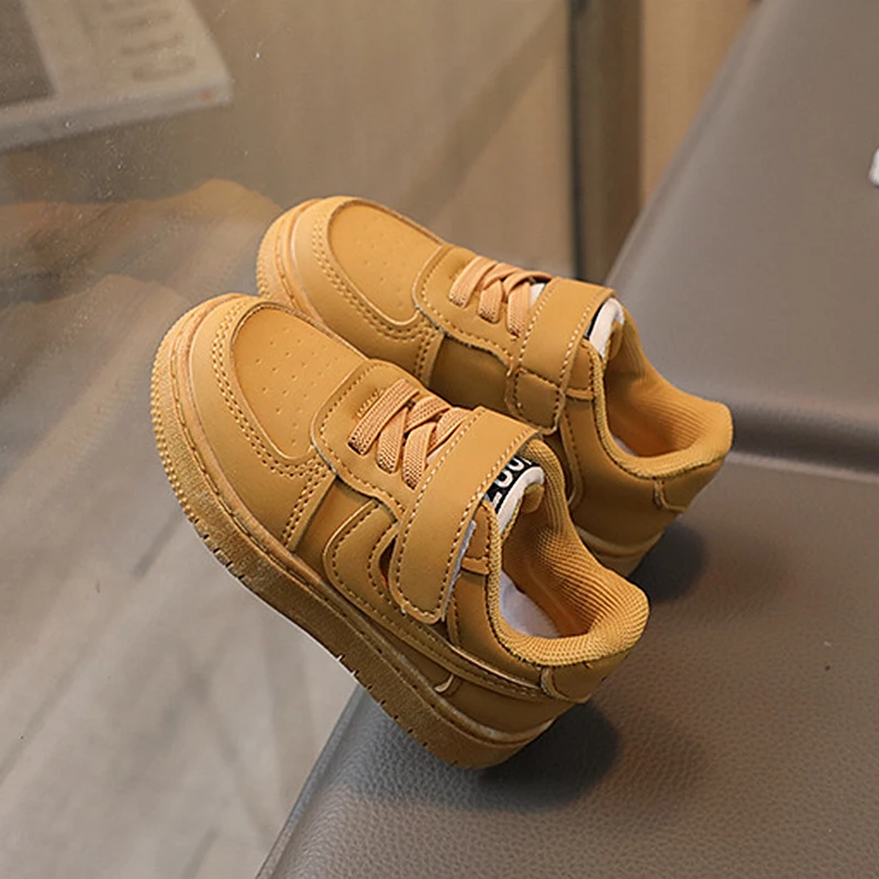 XUANMU Printemps Automne Nouvelles Baskets pour Enfants Garçons Chaussures Basses Décontractées Chaussures pour Femmes Bébé Petites Blanc 1-6 Ans Z0018_voghion.com