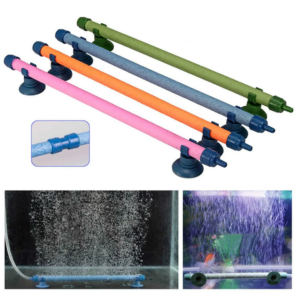 Fish Tank Bubble Bar Aquarium Oxygen Bar Diffuser Bar Oxygen Pump Water Pet Accessories