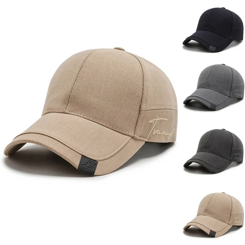 Solid Baseball Caps for Men Outdoor Cotton Cap Bone Gorras CasquetteHomme Men Trucker Hats High Quality