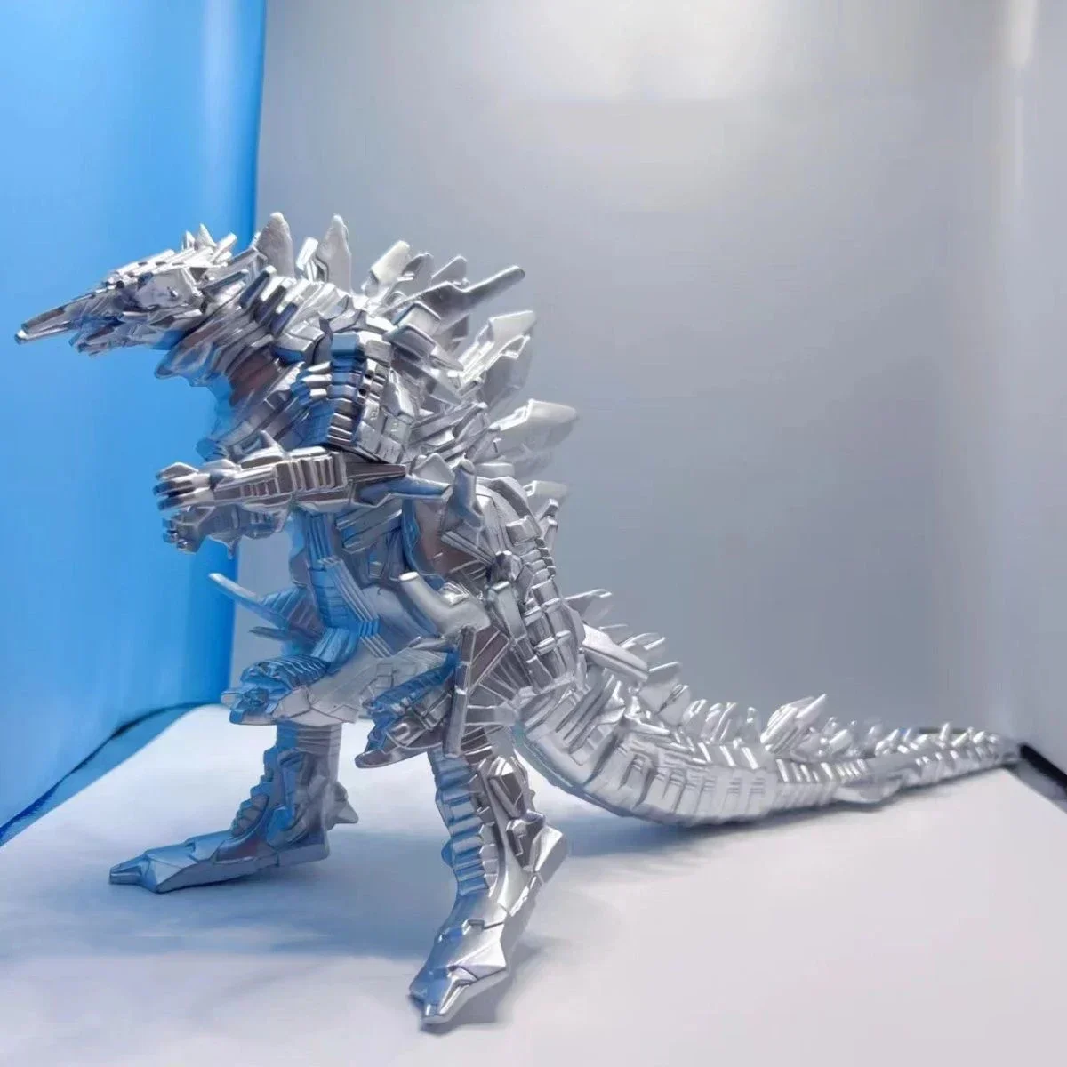 17cm  Mechagodzilla Vs Godzilla Toy Action Figure King of The Monster Movable Joints DinosaurModel  Gift