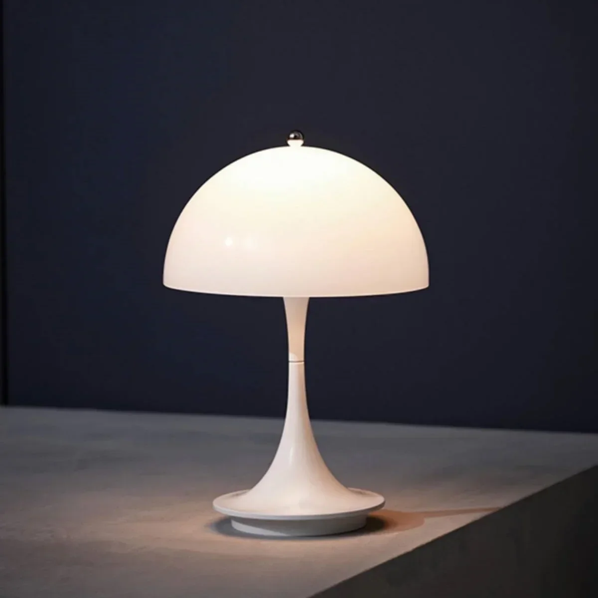 

Mushroom Portable LED Table Lamp USB Wireless rechargeable Touch Night Light Mood Desk Lamp for Christmas Bedside Decor