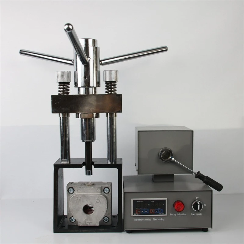 Dental Split Invisible Denture Injection Molding Machine, Oral Glue Press Machine with Box for Glue Tray Injection