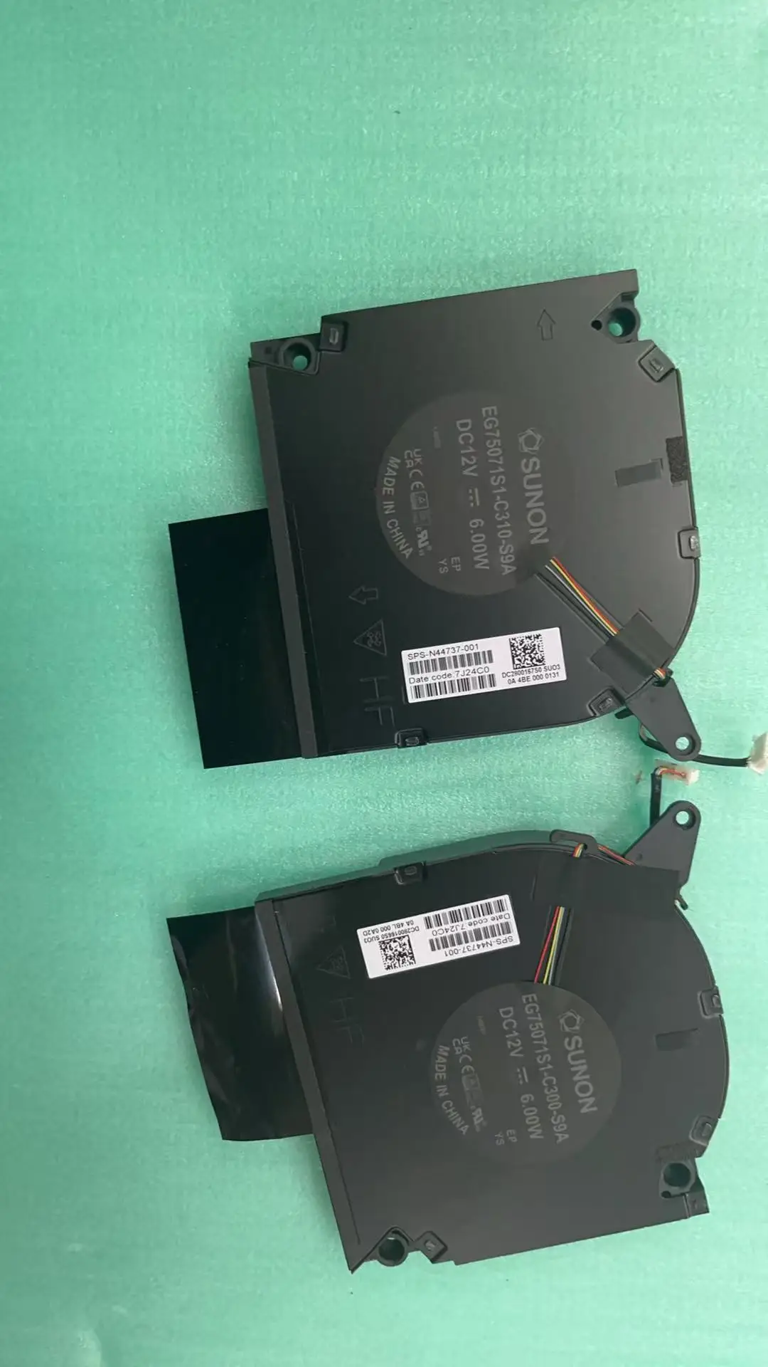 New Laptop CPU GPU Cooling Fan Cooler for HP TPN-C167 C168 16-wf N44737-001 ND8CC22 22H18 ND8C21 22H17 DC 12V 0.5A view 5