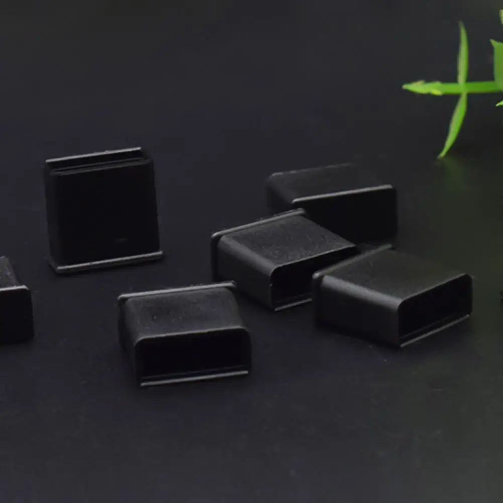 USB Male Anti-dust Plug USB Protective Cover PE Mini USB-A Protective Sleeve For Flash Drive Disk USB-A Charging Cable Protector