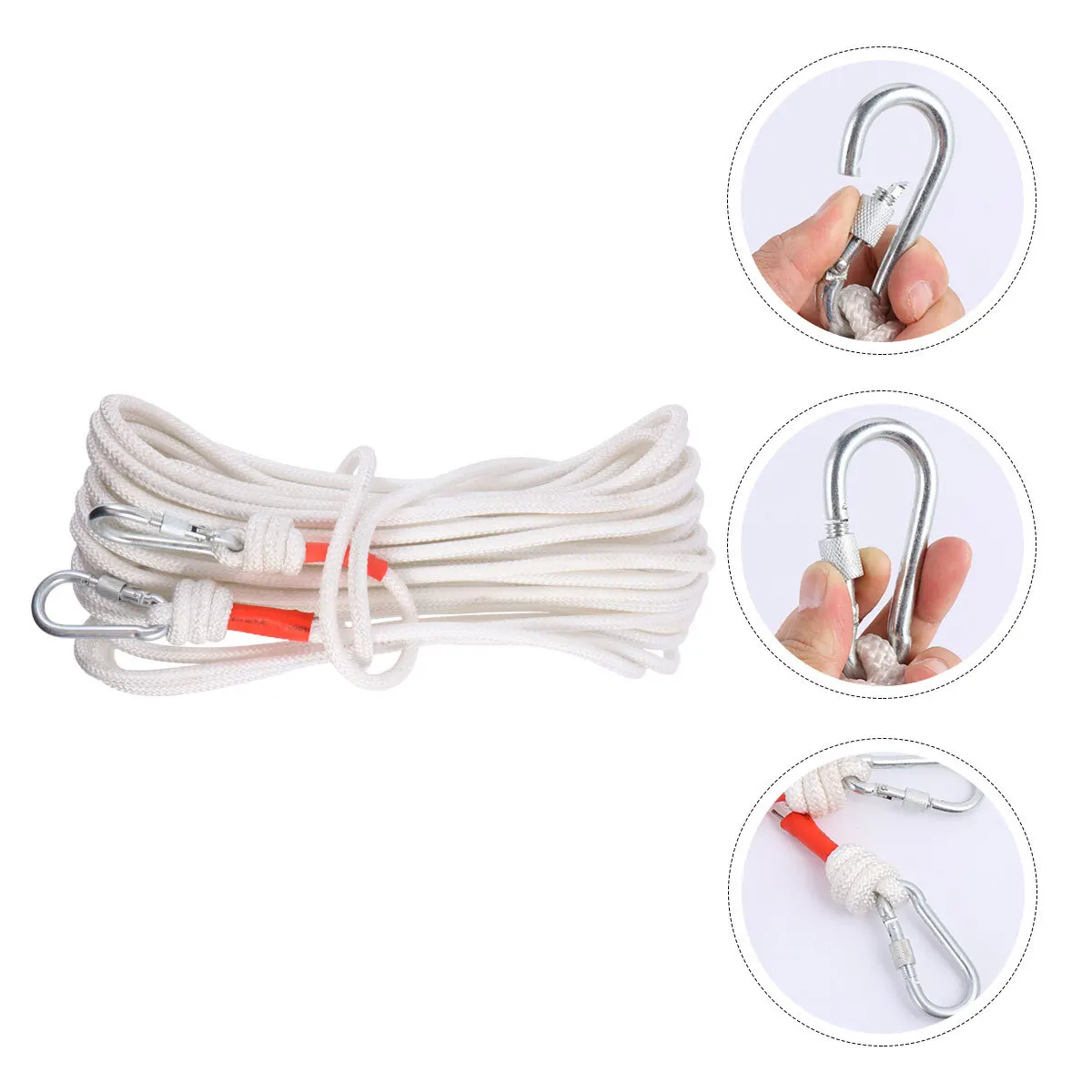 حبل أمان للتسلق في الهواء الطلق، حبل مظلة ثابت، معدات إنقاذ عالية القوة، سلك إنقاذ في حالات الطوارئ #1