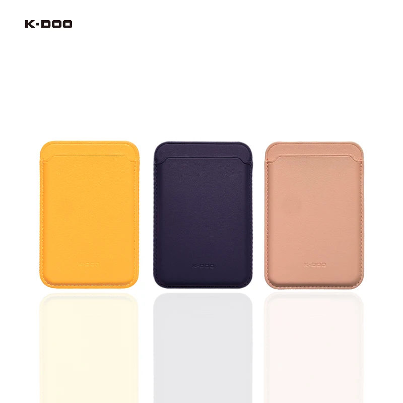 

KZDOO Mag Wallet Case Premium PU Leather Non-Slip Plain With Magsafe Shell,All Phone Cases With Magsafe For iPhone12,13,14,15,16