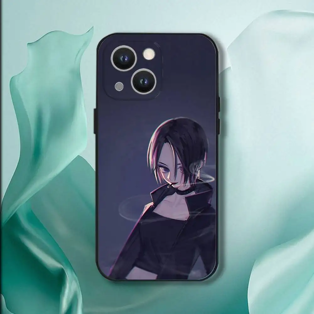 Funda de teléfono Oosaki N-Nana de dibujos animados de Anime para iPhone 17,16,15,14,13,12,11,Pro,XS,Max,XR,Plus,E,SE4,Mini funda blanda negra