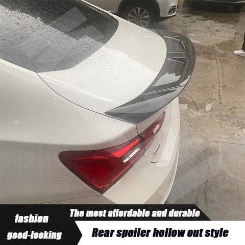 2016-2020 Chevrolet Malibu XL 리어 스포일러 탄소 섬유 소재 트렁크 수화물 커버 스포일러에 적합