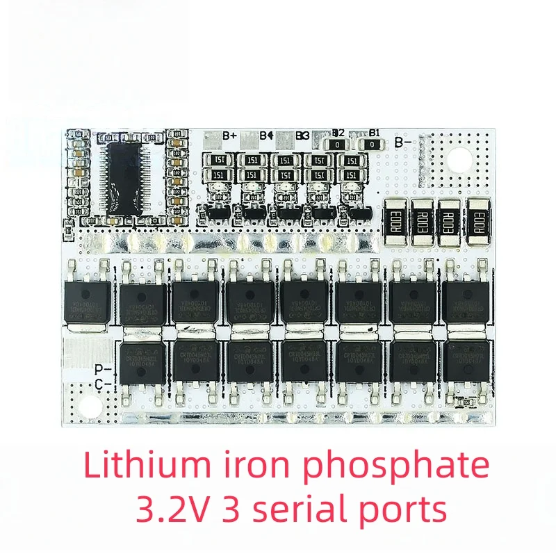 Moduł ochrony akumulatora litowo-jonowego Li-ion Lmo 3.2V / 12V 100A z balanserem ładowania, 3s/4s/5s, do BMS.
