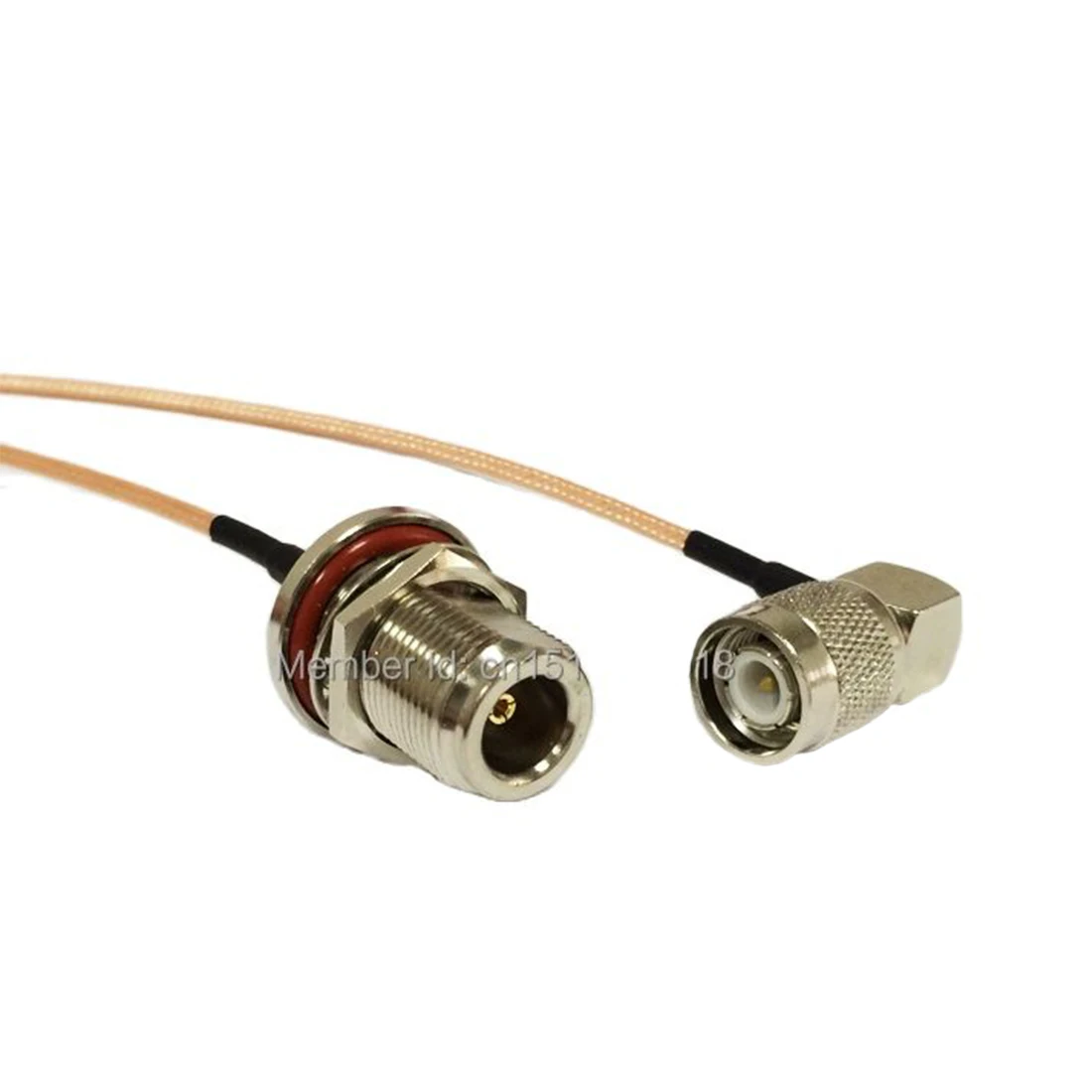 New TNC Male Plug Right Angle Switch N Female Jack Nut  Connector RG316 Cable Wholesale Fast Ship 15CM 6