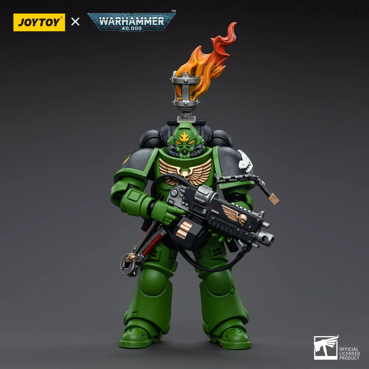 

JOYTOY Warhammer 40K Salamanders Intercessors Sergeant Tsek'gan Action Figures Collection Original Model Decoration Gift