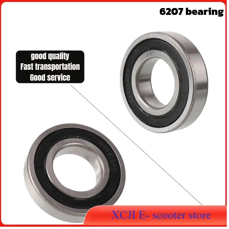 Venda quente de novos rolamentos rígidos de esferas 6207 (35mm) para aplicações de rodas dianteiras e traseiras de veículos elétricos