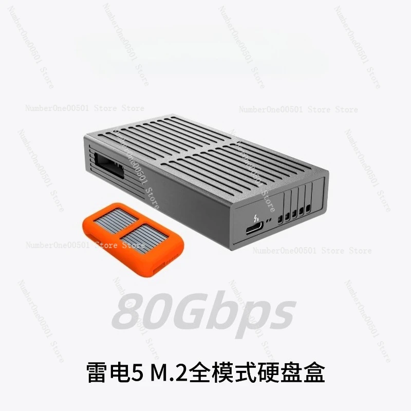 

Thunderbolt 5 SSD Enclosure 80Gbps M2 NVMe PCIe 5.0 Compatible for MacBook PC Laptop