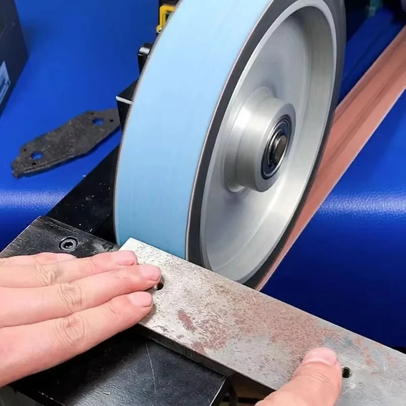 Electric Belt Sander Grinding Polishing Machine Variable/Constant Speed 3 Mode Belt Grinder Knife Making Polishing Tool 2.2KW view 2