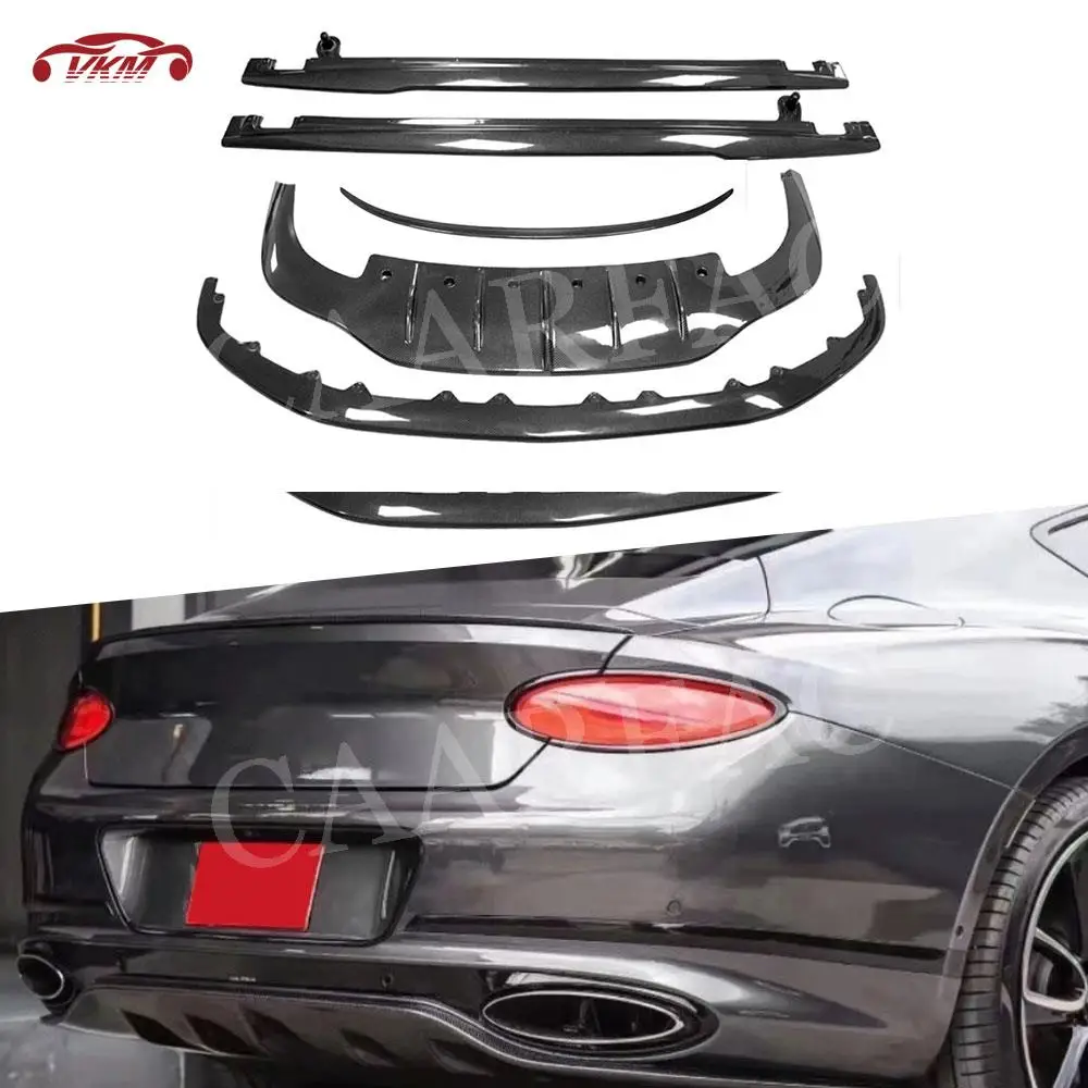 

Carbon Fiber Body Kits for Bentley Continental GT W12 2015-2021 O Style Front Lip Rear Spoiler Side Skirts Trunk Rear Wing