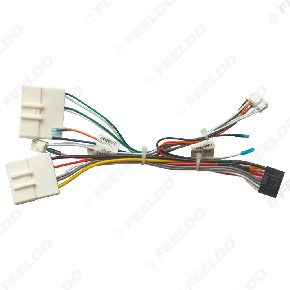 Car 16pin Audio Wiring Harness For Mercedes-Benz Smart 2016 Aftermarket Stereo Installation Wire Adapter
