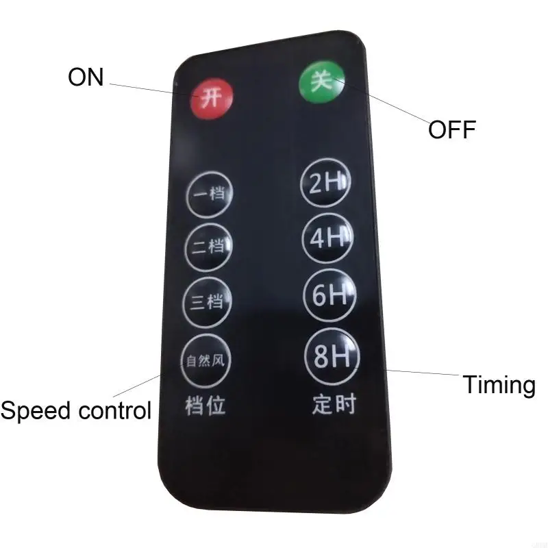 G8DB 6000MAH 4 NEGRI VENTALE ATTURATO CON LAMPAGGIO LED RECONDORE PER CASA TENDI OUTDOOR