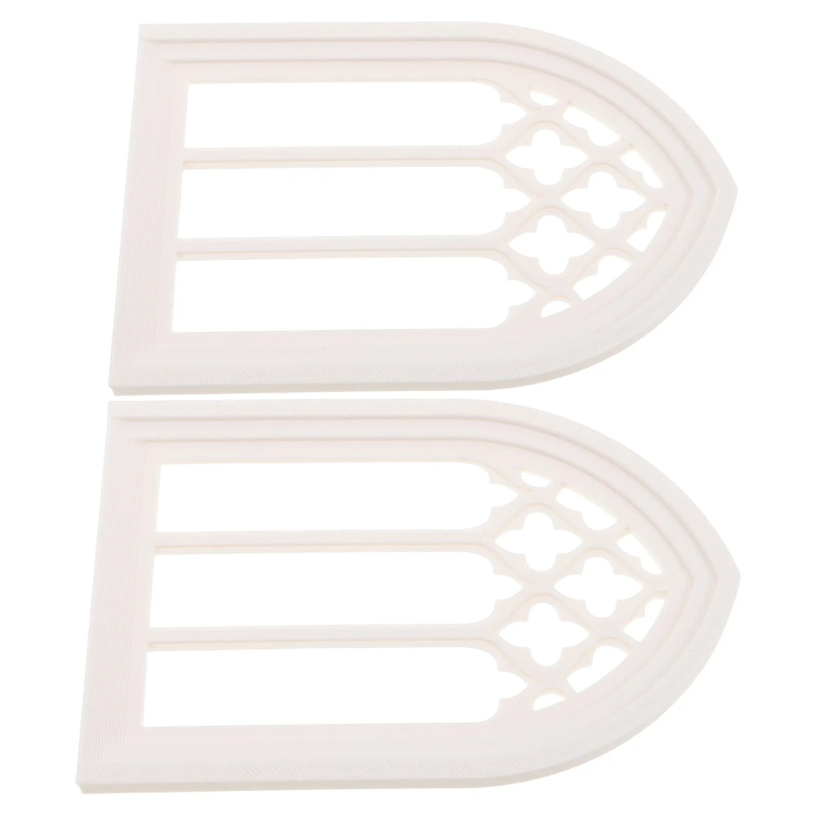 

2 шт. прочный пластиковый миниатюрный дом на окно в европейском стиле для крошечной мебели для кукольного домика, миниатюрная мебель для кукольного домика