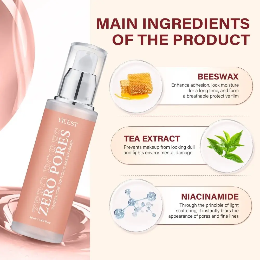 Hot 50ML Face Makeup Primer Moisturizing Clearing Base Cream Smooth Isolation for Makeup Front