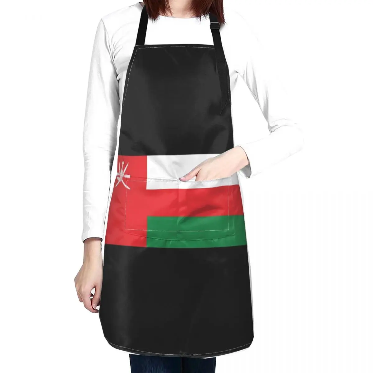 Oman Apron Kitchen Items Chef Uniform Women's Dresses Trim Cloth Apron