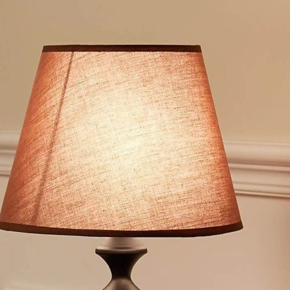 Decorative Table Lamp American Retro Desk Light Vintage Bedside Reading Lamp Dimmable Night Light Bedroom Office Lighting