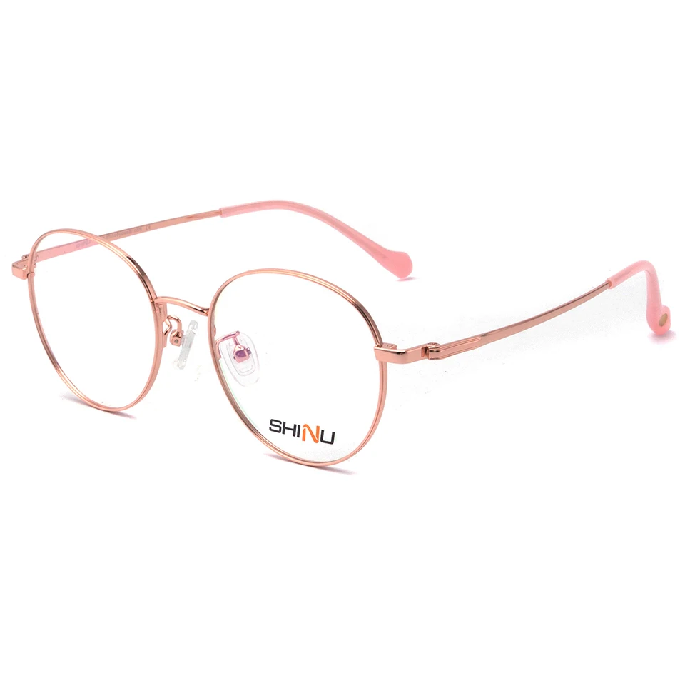 

SHINU color prescription glasses for women progressive multifocal reading glasses women myopia titanium glasses with color lens