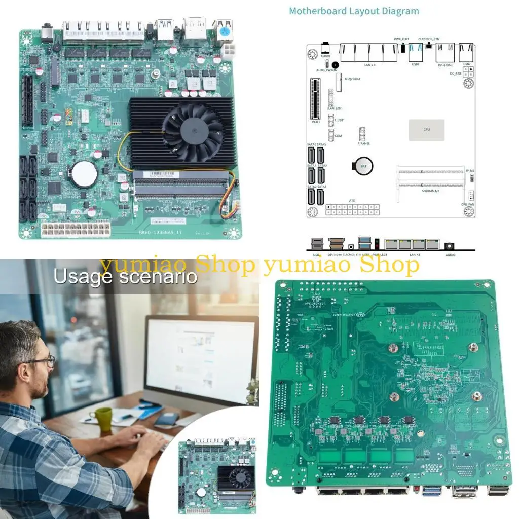 

587B N5105 Poard с сетью 2,5 Гбит / с, для домашних офисов малый бизнес