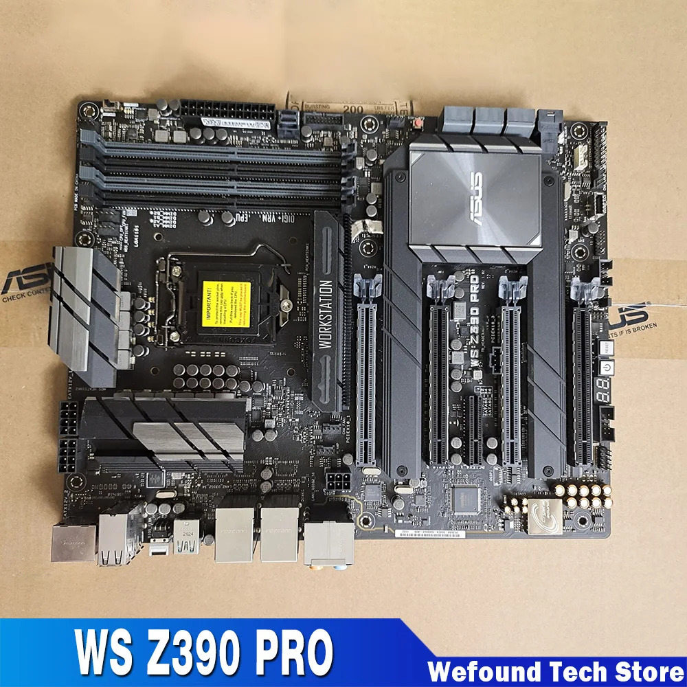 

For Asus 9gen LGA1151 Cpu Workstation Motherboard Server ATX Big Board WS Z390 PRO