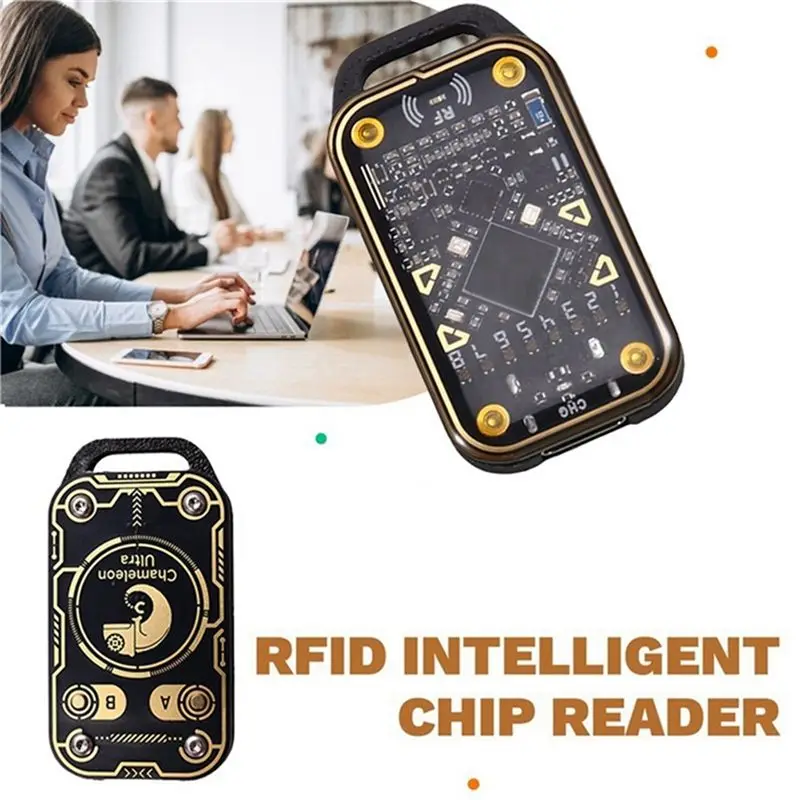เครื่องอ่านชิปอัจฉริยะ N82R Chameleon Ultra RFID 125Khz 13.56Mhz สำหรับถอดรหัสบัตร ID IC และเครื่องคัดลอก NFC พร้อมฟังก์ชันจำลองบัตรอัจฉริยะ