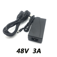DC 48V 3A Power Adapter 48V POE Switch Power LED Stage Light Power Factory Direct 144W UK Plug AU Plug 5.5*1.7MM