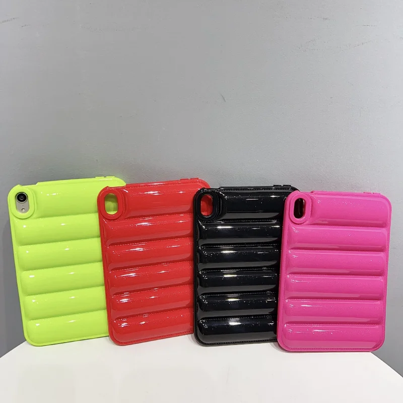 

ApplicableiPad mini6TabletAir45Solid color down jacket with starry sky glitter2025New anti-drop protective case