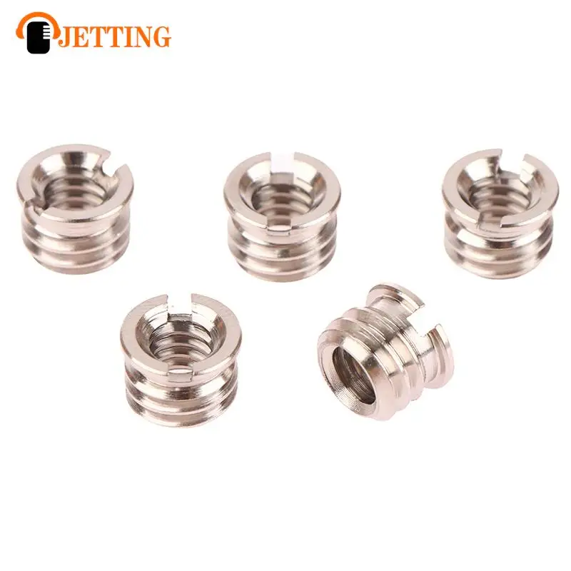 5Pcs Camera Screw Nut 1/4 To 3/8 Inch Convert Screws Standard Adapter Screw Quick Release Screw Tripod Mount Adapter Screw