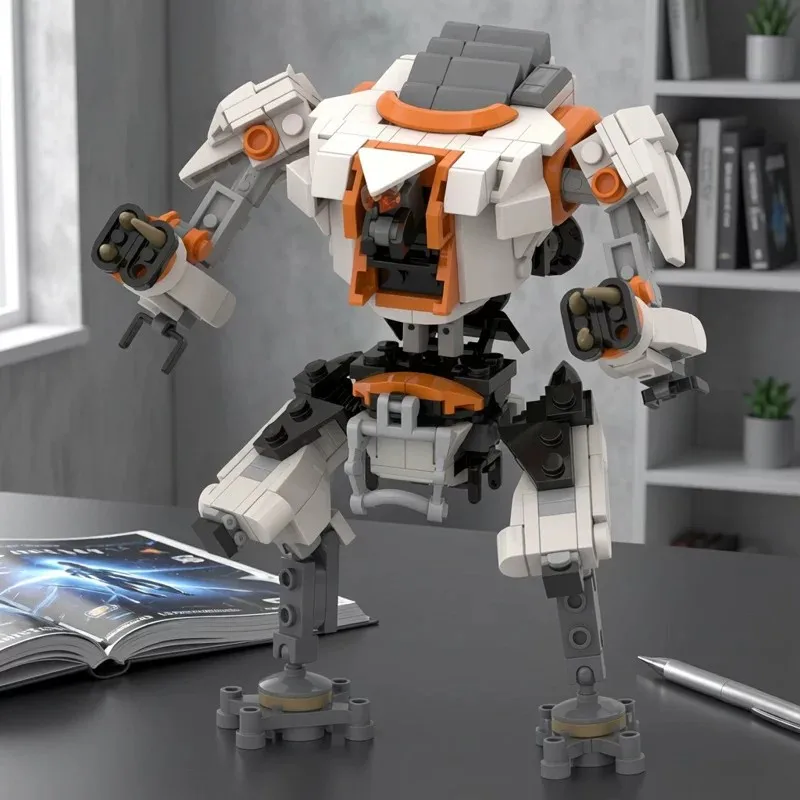 MOC Kreative Spielserie Todesgott Mech Krieger Baustein-Modell Sammlerstück DIY Erwachsenen-Montage-Spielzeug Geburtstagsgeschenk Dekoration – Detail 2