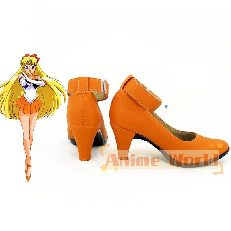 

AAA 2025 Sailor Venus Minako Aino, обувь для косплея, карнавальные ботинки на Хэллоуин, индивидуальный заказ