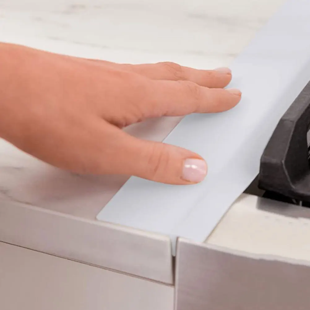 

2Pcs Kitchen Stove Gaps Cover Silicone Filler Protector Non-Slip Seamless Design for Oven Countertop Dishwasher Sink Area No