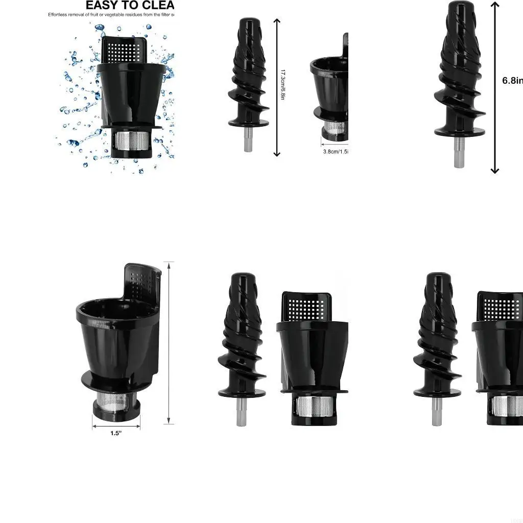 

Ergonomic Auger And Juice Strainer Set Easy Installation for 8003 8006 Slow Masticating Juicer Accessories