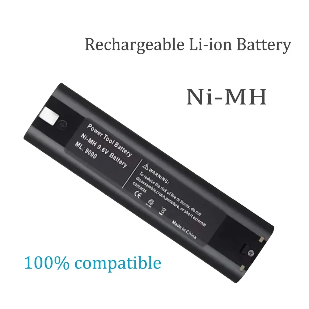 9.6V 3000/4000/5000mAh for Makita 9000 9002 9033, 6095D 6096D 6093D 6012HD DA391D 5090D 4390D 5090D 8402VD ML90