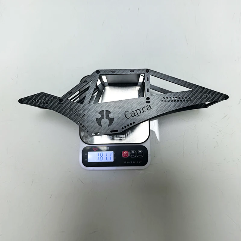 Carbon Fiber Tube Frame LCG Extremely Lightweight Frame for 1/10 1/18 RC Crawler Car Traxxas TRX4 Defender AXIAL SCX10 RC4WD UTB