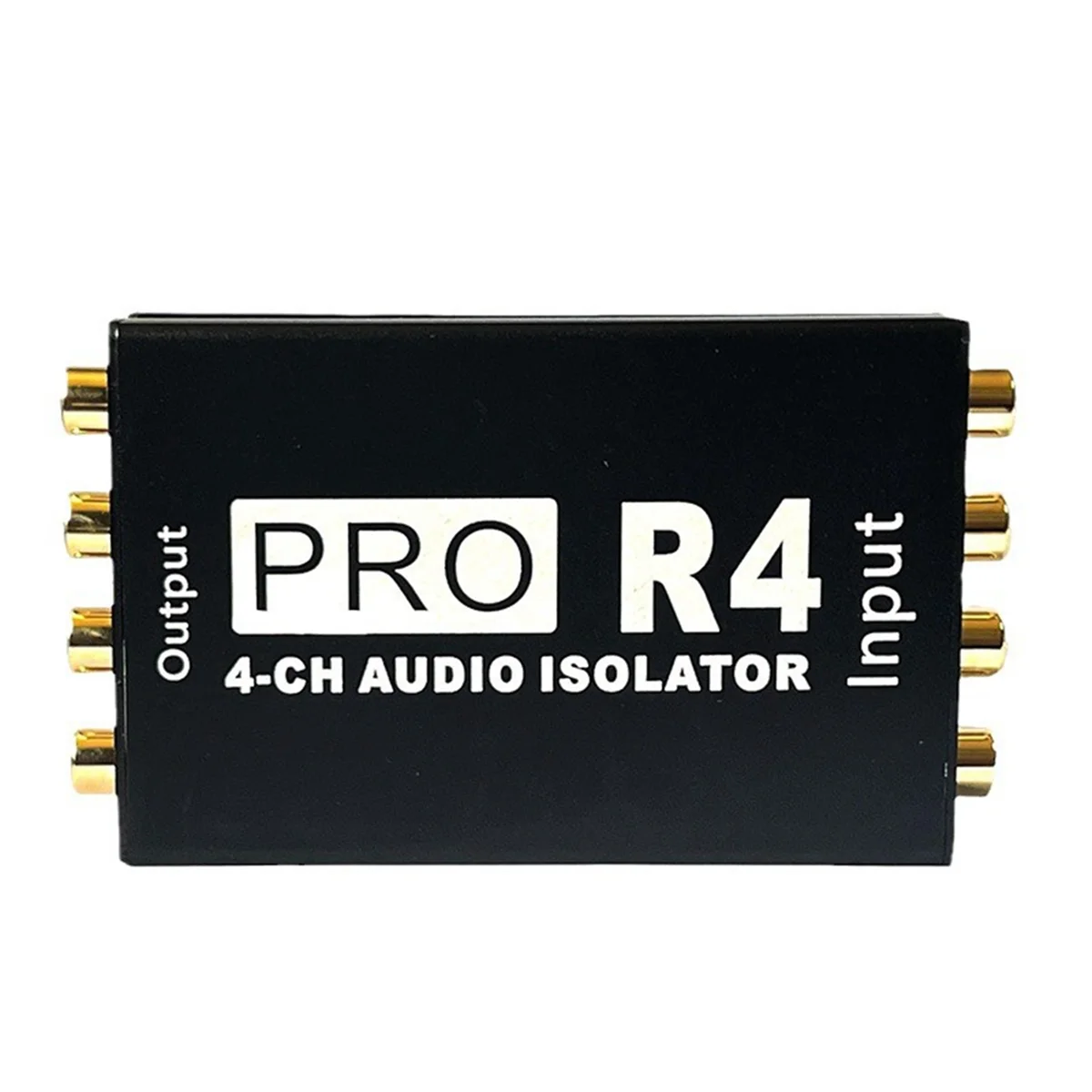 RCA Audio Isolator 4CH Audio Noise Reducer Current Silencer Ground Loop Audio Isolator for Car Audio Modification